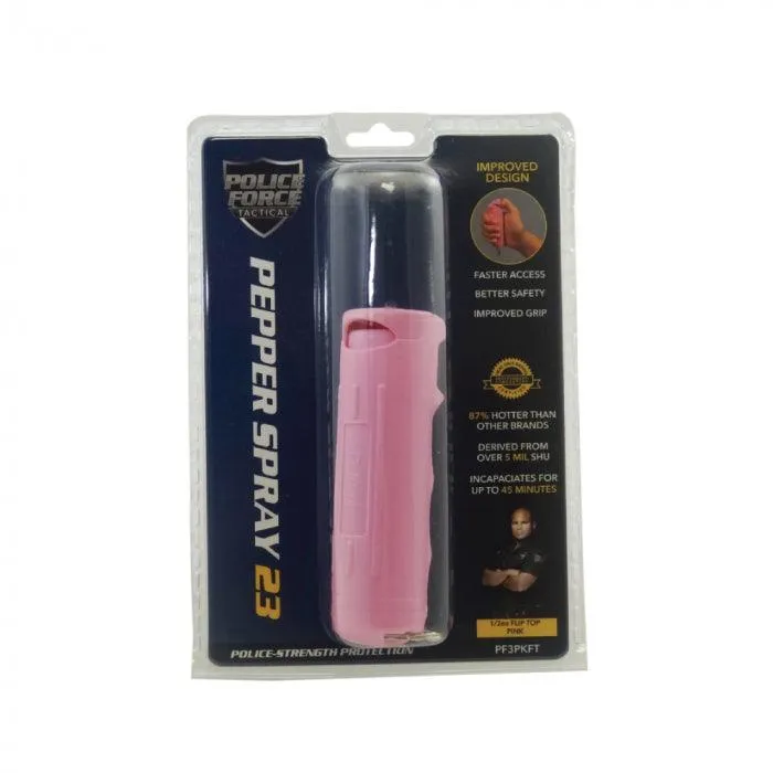 10) Units 1/2 oz Flip Top Safety Lock Key-Chain Pepper Spray