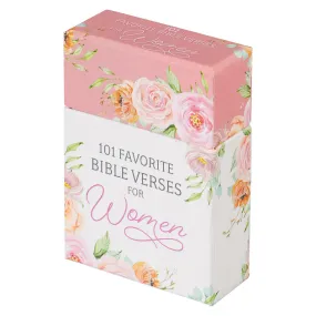 101 Favorite Bible Verses for Women Pink Floral Box of Blessings