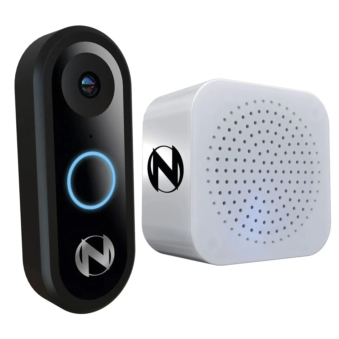 1080p Wi-Fi Smart Video Doorbell with Chime - Wired