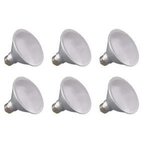 12.5W - PAR30SN LED - 3000K - 60 deg. Beam Angle - Medium base - 120V - 6PK