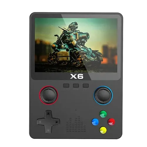 2023 New X6 3.5Inch IPS Screen Handheld Game Player Dual Joystick 11