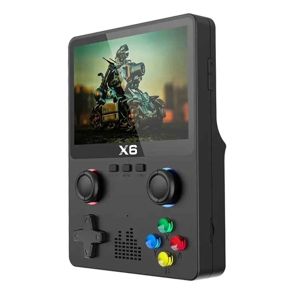 2023 New X6 3.5Inch IPS Screen Handheld Game Player Dual Joystick 11