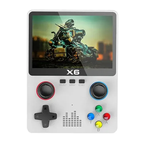 2023 New X6 3.5Inch IPS Screen Handheld Game Player Dual Joystick 11