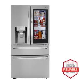 23 cu. ft. Smart wi-fi Enabled InstaView(R) Door-in-Door(R) Counter-Depth Refrigerator with Craft Ice(TM) Maker - (LRMVC2306S)