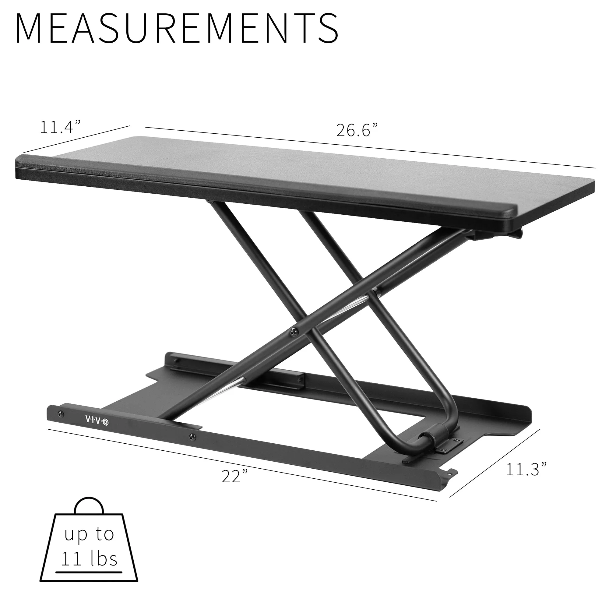 27" Keyboard Riser