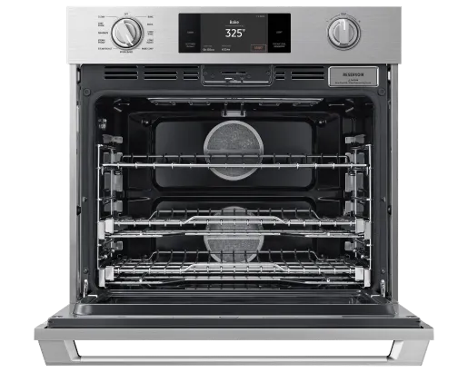 30" Steam-Assisted Single Wall Oven, Silver Stainless Steel