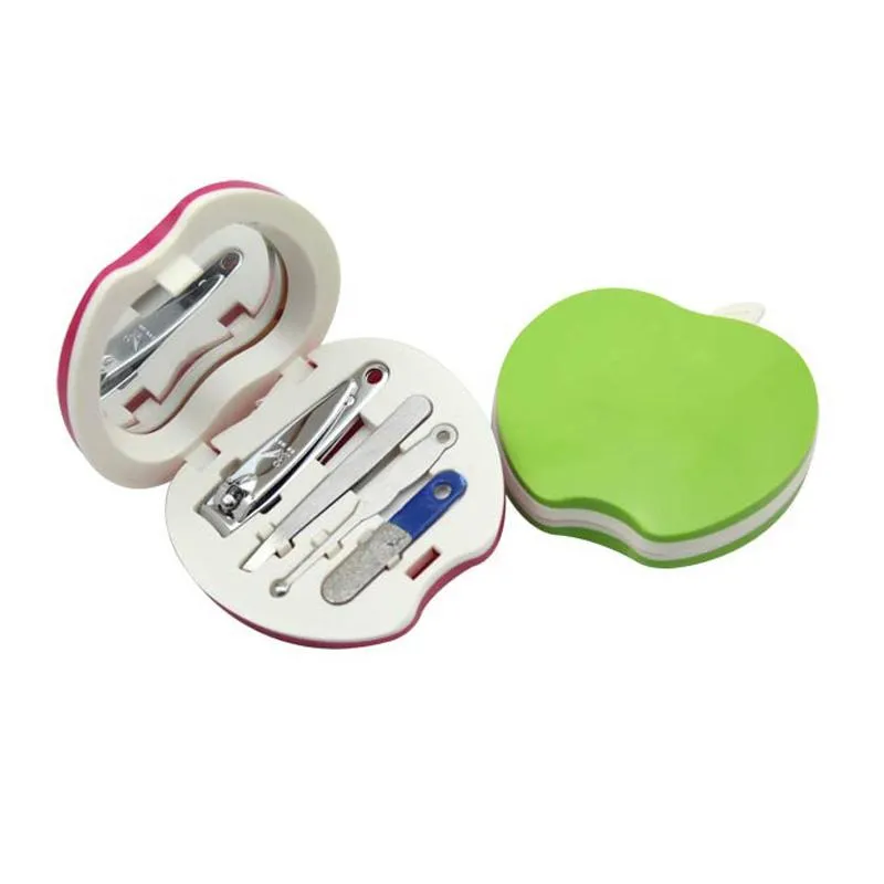 4 Piece Manicure Set In Apple-Shaped Case