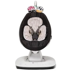 4Moms - MamaRoo 5 Multi-Motion Baby Swing (Black)   Newborn Insert (Sand/Plush)