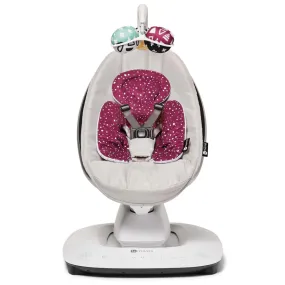 4Moms - MamaRoo 5 Multi-Motion Baby Swing (Grey)   Newborn Insert (Maroon/Plush)