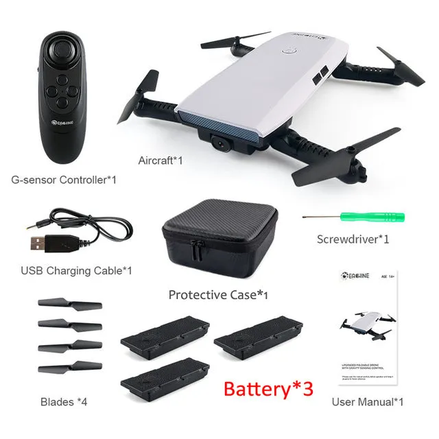 720P WIFI FPV Selfie Drone With Gravity Sensor APP Control Altitude Hold RC Quadcopter Toy