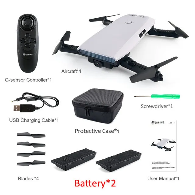 720P WIFI FPV Selfie Drone With Gravity Sensor APP Control Altitude Hold RC Quadcopter Toy