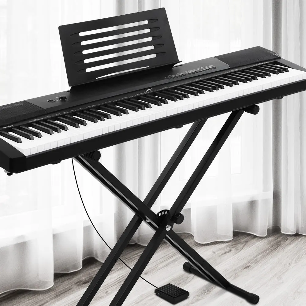 88-Key Digital Piano Keyboard w/ Stand, Sustain Pedal - Alpha