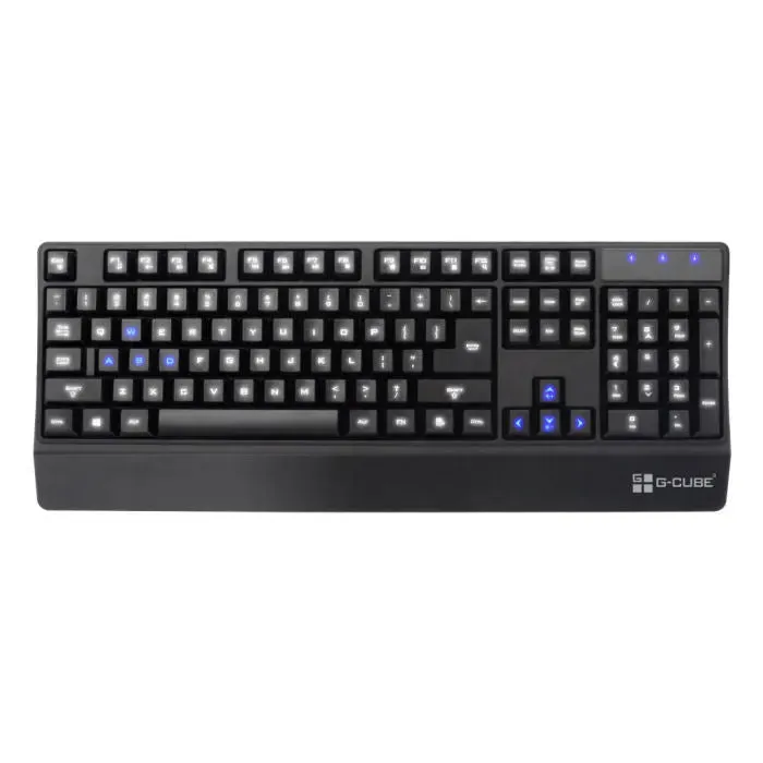 A4tech GKL-58 G-Cube Illuminate Light Gaming Computer Keyboard, Bl