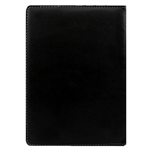 Acm Rotating Leather Flip Case For Micromax Canvas Tab P681 Tablet Cover Stand Black (FREE Acm Wallet Included)