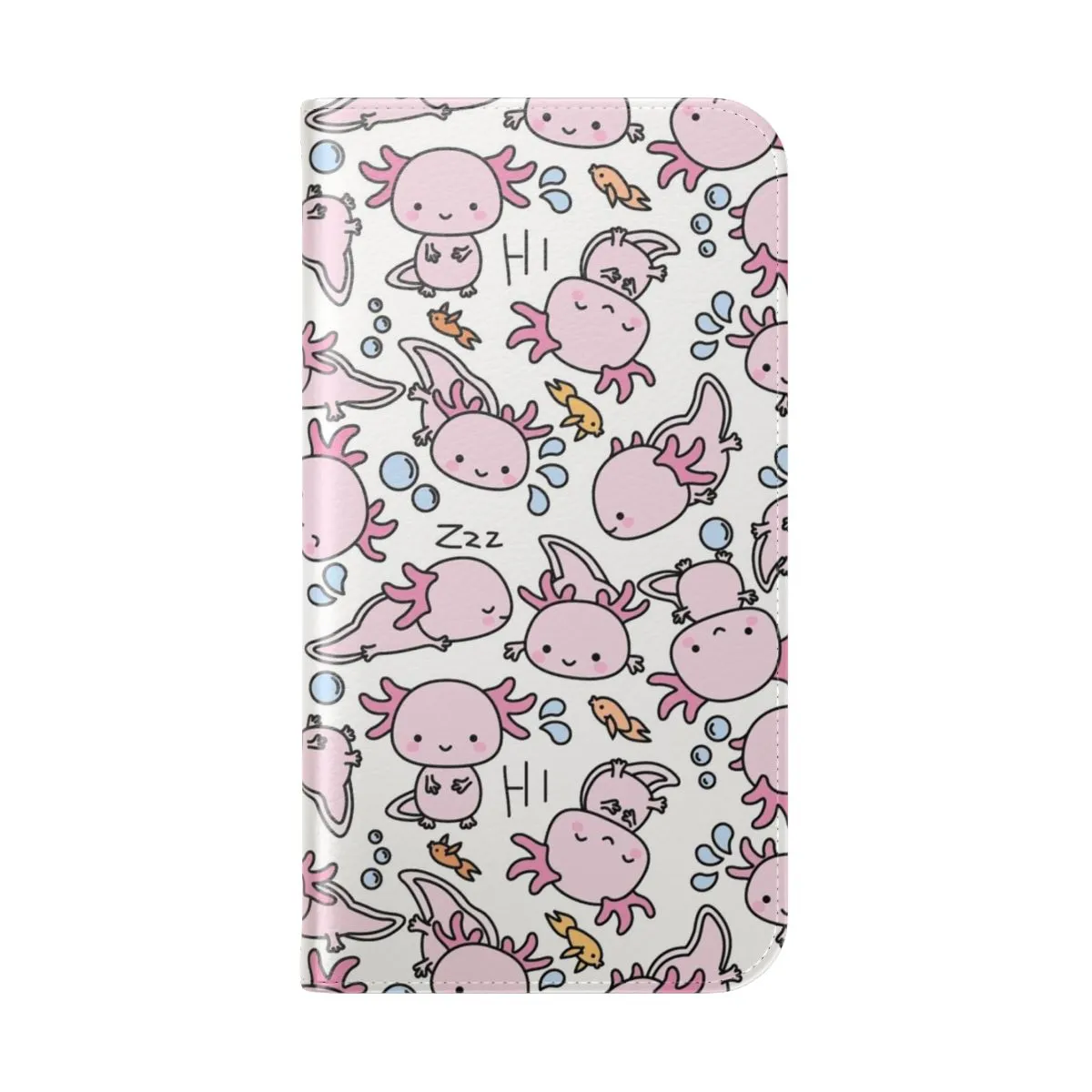 Adorable Axolotl Lover's Flip Cover Phone Case