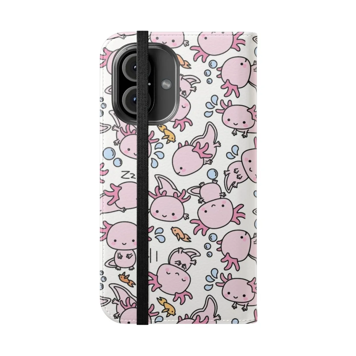 Adorable Axolotl Lover's Flip Cover Phone Case