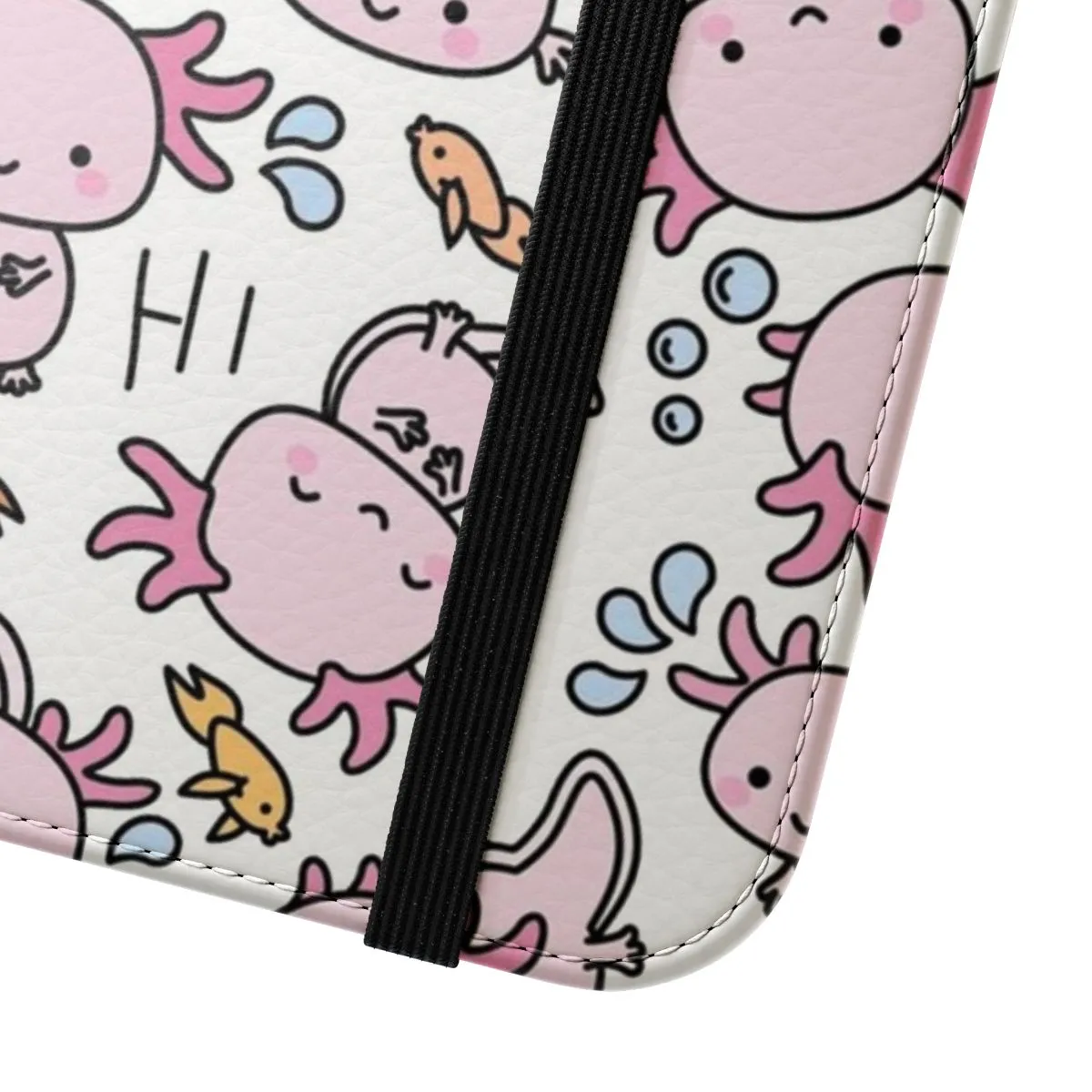 Adorable Axolotl Lover's Flip Cover Phone Case