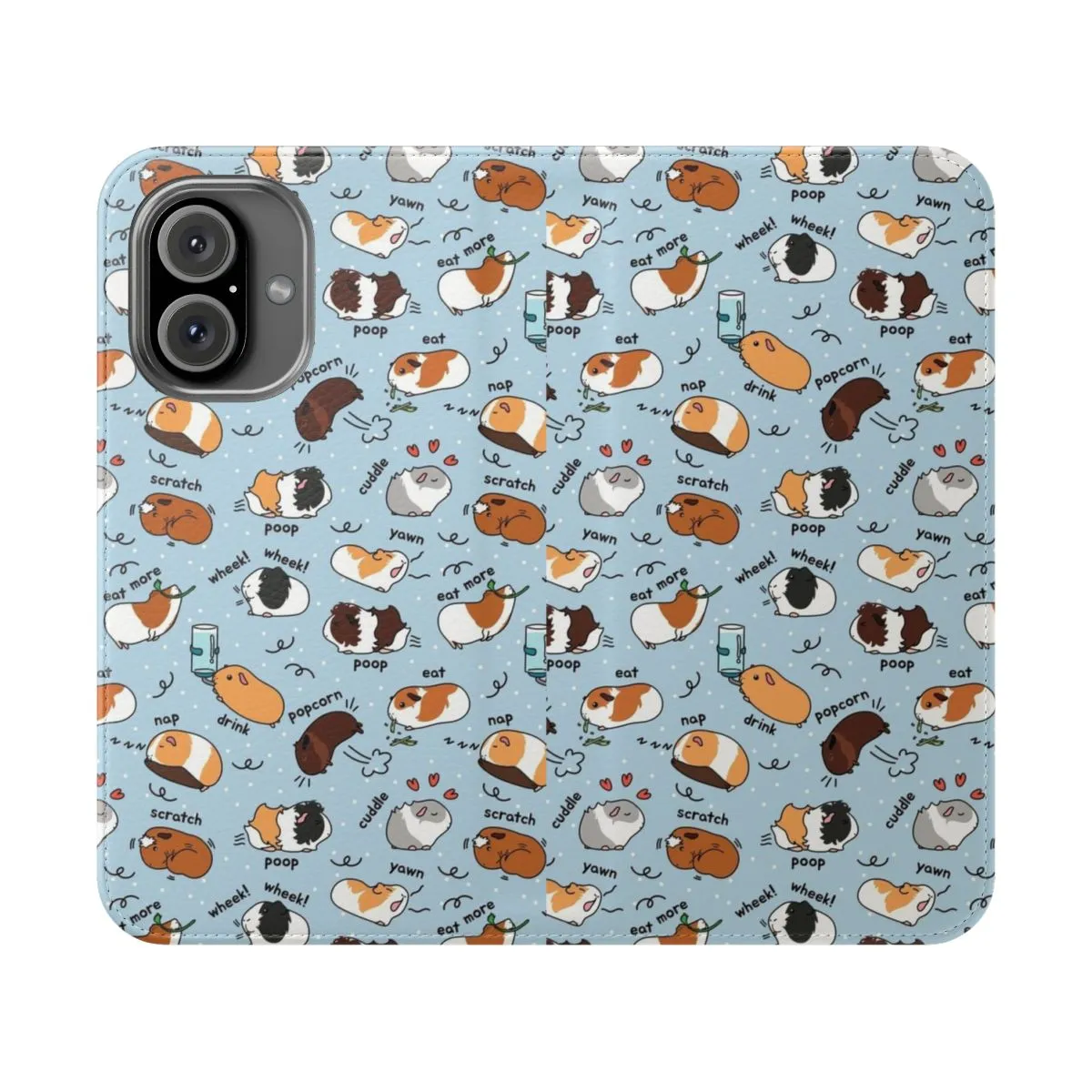 Adorable Guinea Pig Daily To-Do List Flip Cover Phone Case