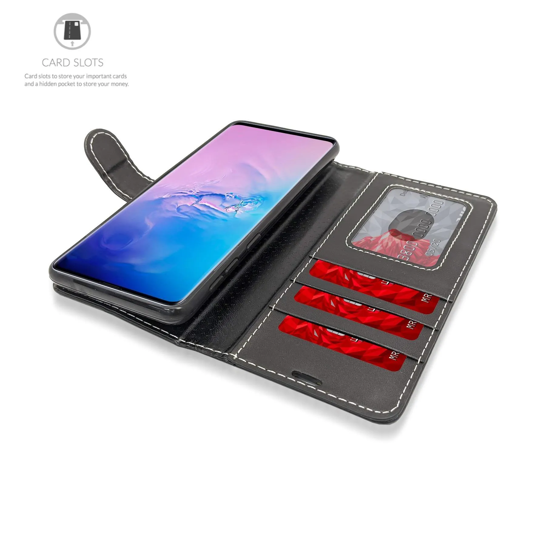 Alcatel 3 (2019)Flip Folio Book Wallet Case