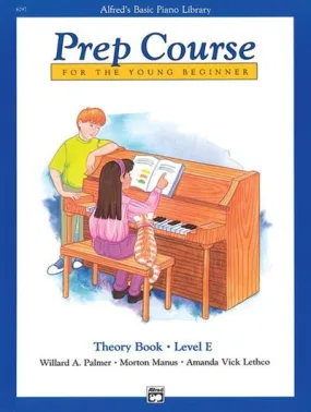 Alfred's Basic Piano Prep Course Theory Book Level E