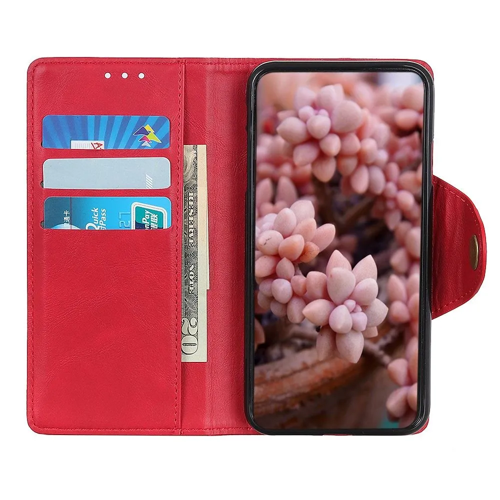 Alpha Motorola Edge X30 flip case - Red