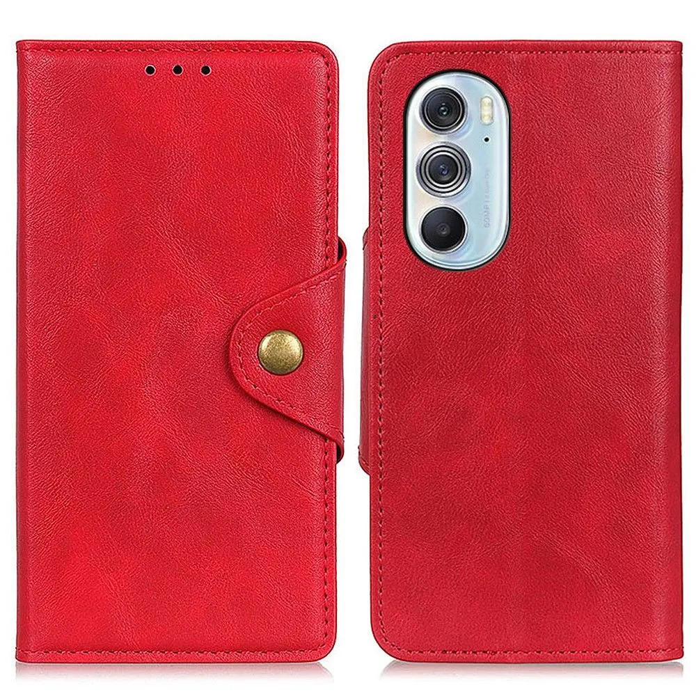 Alpha Motorola Edge X30 flip case - Red