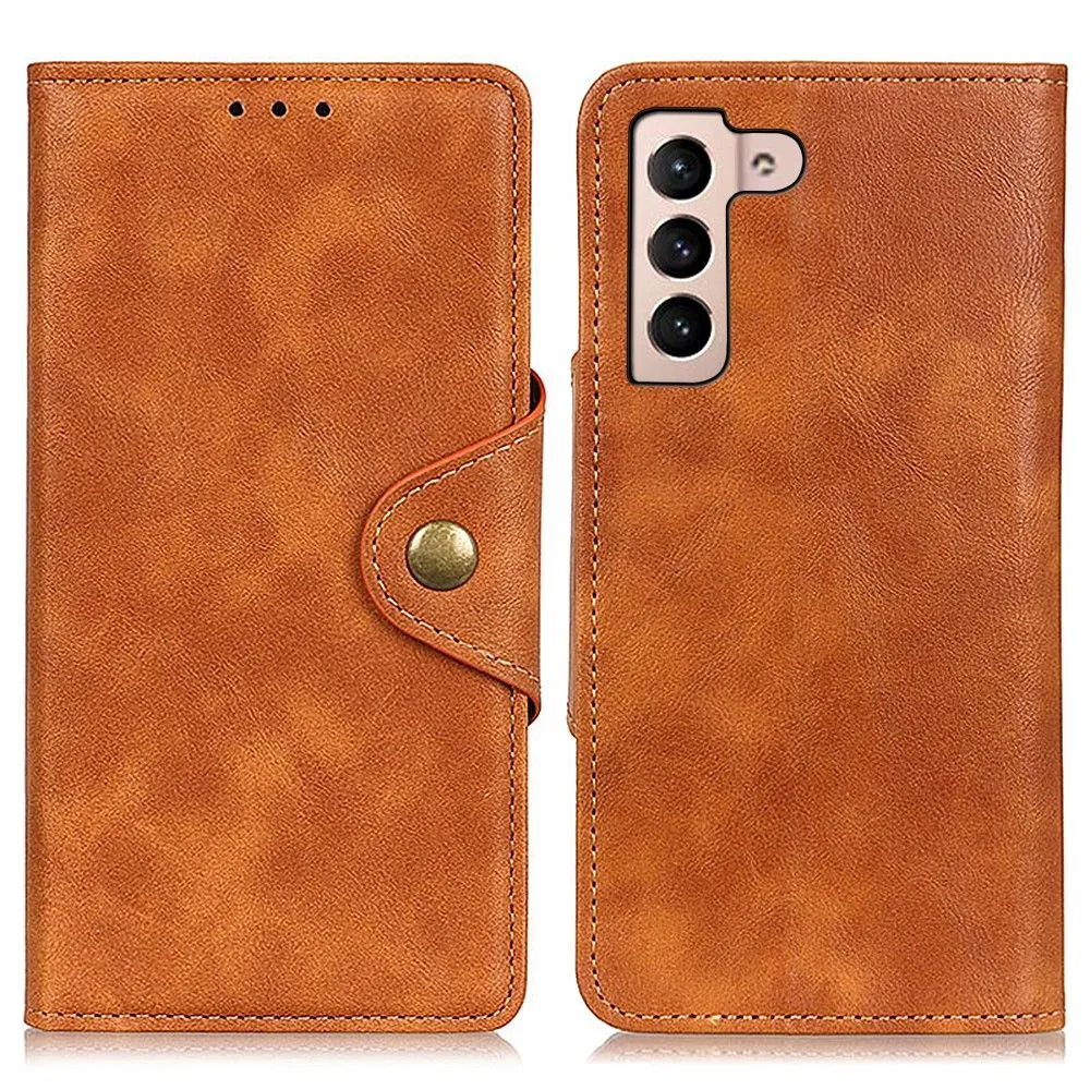 Alpha Samsung Galaxy S22 flip case - Brown