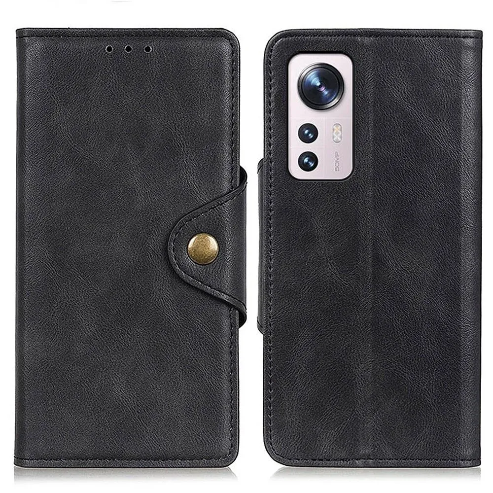 Alpha Xiaomi 12 Pro flip case - Black