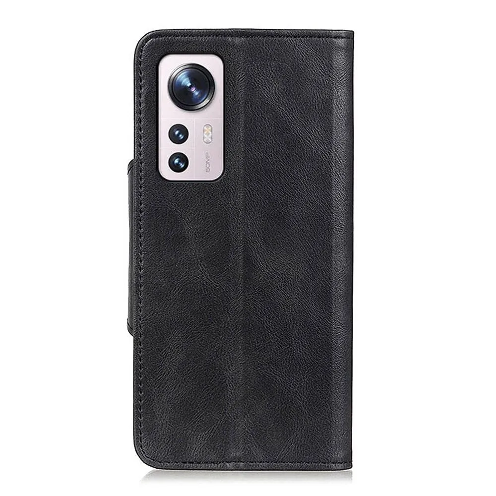 Alpha Xiaomi 12 Pro flip case - Black