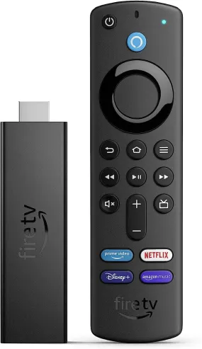 Amazon Fire TV Stick 4K Max, 1st Gen, Wi-Fi 6, Alexa Voice Remote (3rd Gen) - Streaming Device