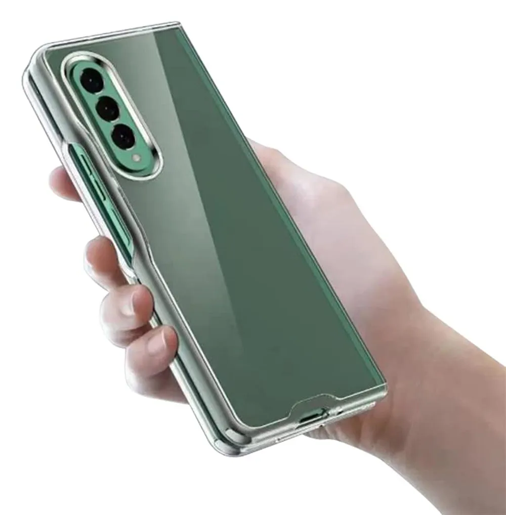 AMZER Frosted Transparent Shockproof Protective Case for Samsung Galaxy Z Fold3 5G