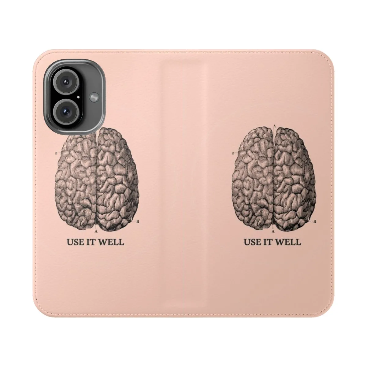 Anatomical Brain Flip Cover Phone Case