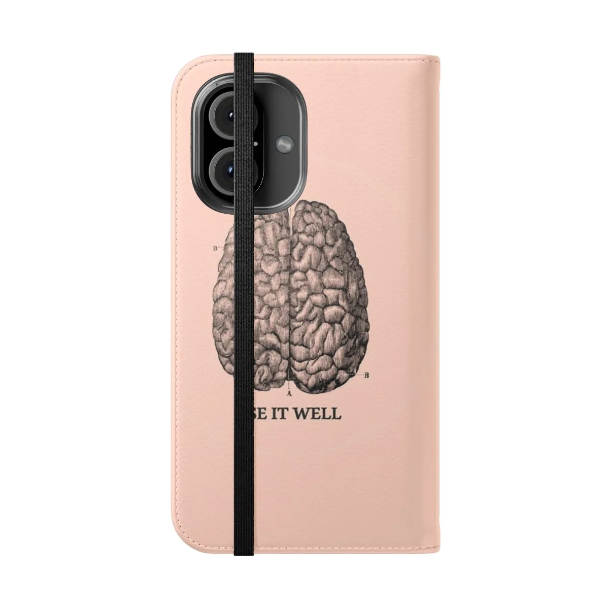 Anatomical Brain Flip Cover Phone Case