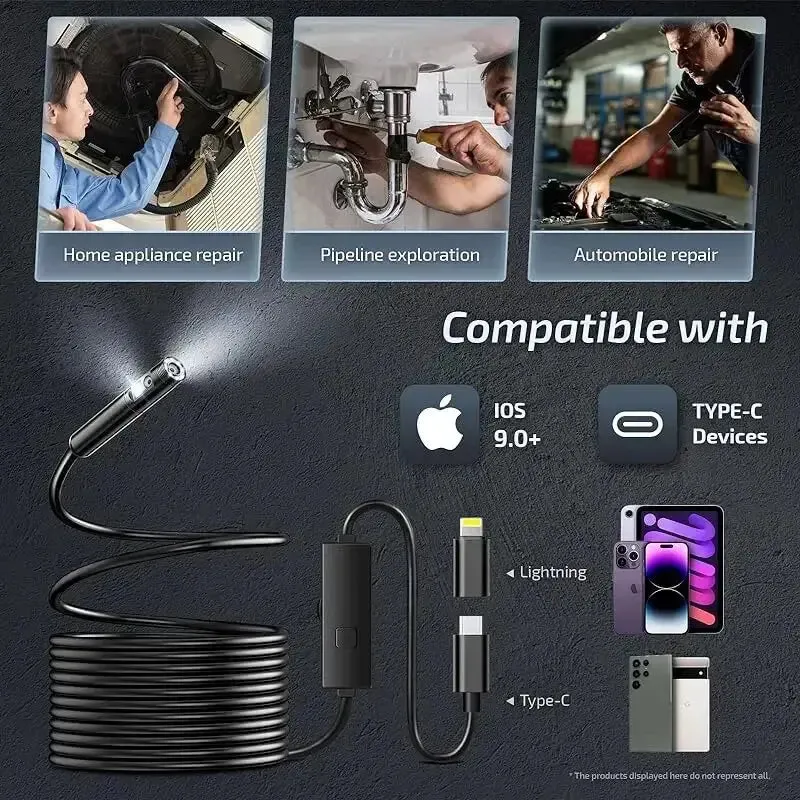 Android iPhone Mini Inspection Camera