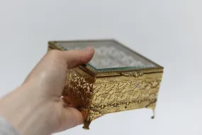 Antique Square Jewelry Box