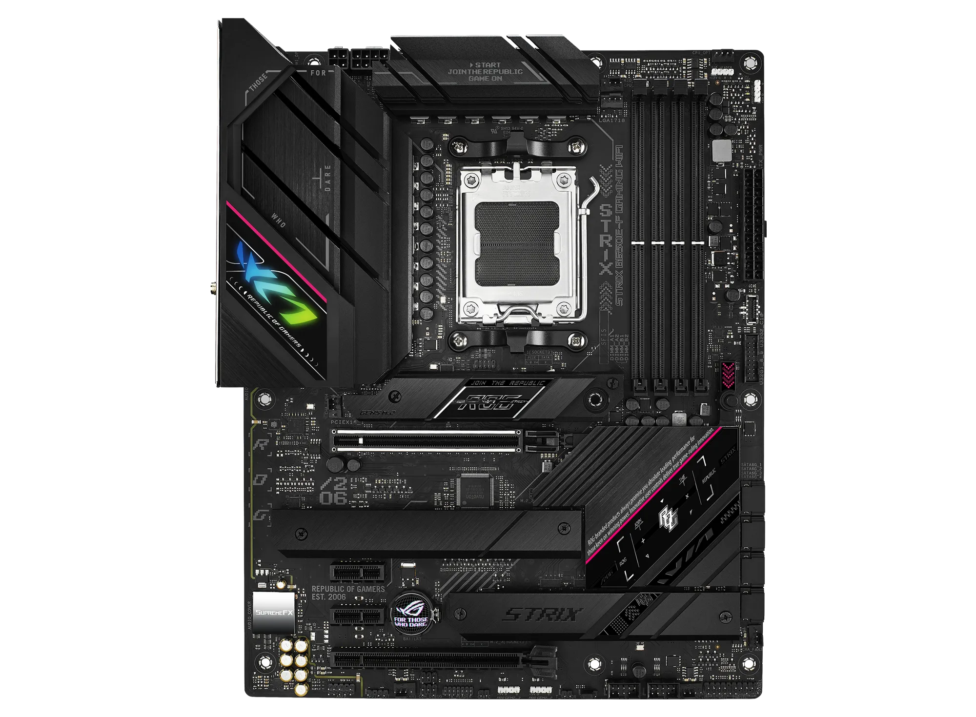 Asus Rog Strix B760-F Gaming Wifi - Motherboard - Atx - Lga1700 Socket - B760 Chipset - Usb-C 3.2 Gen 2X2, Usb 3.2 Gen 2