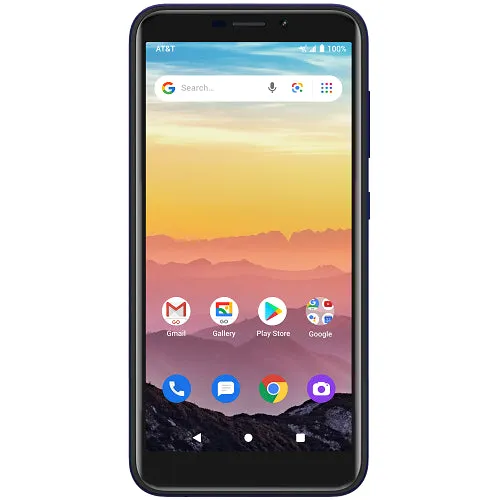 AT&T 80365111 Prepaid Calypso, 5.5-inch, 4G LTE, Android 10 (16GB) - Blue