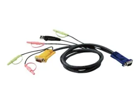 Aten 2L-5302U - Keyboard / Video / Mouse / Audio Cable - 1.83 M