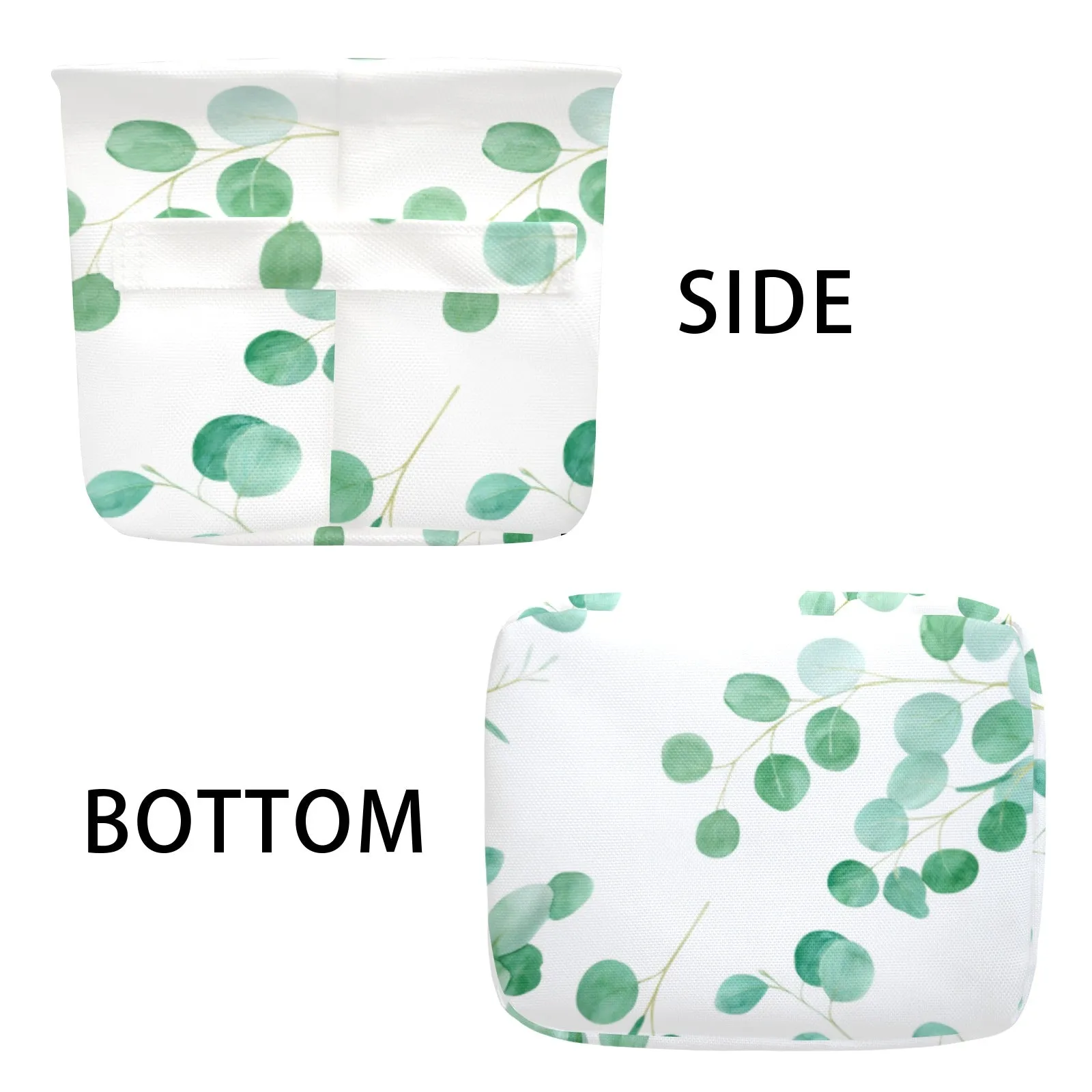 Australian Eucalyptus Leaves Fabric Storage Basket