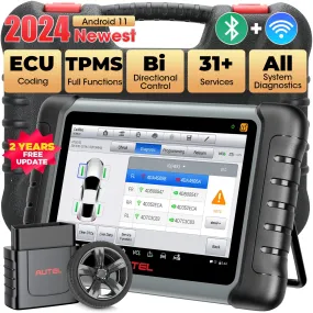 Autel MaxiPRO MP808S-TS Scanner, 2024 Bidirectional Control Scan Tool, 2-Year Free Updated, Full TPMS, ECU Coding Same as MP808BT Pro/MS906TS/MS906 Pro-TS, 31  Services, All-System Scan & FCA AutoAuth