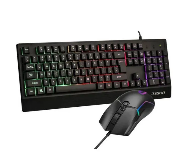 AXGON Wired Gaming 825 Sensor 12000 DPI Resolution Keyboard and Mouse