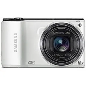 B Samsung EC-WB200FBPWUS WB200F 14.2 Megapixels Digital Camera - 18x Optical/5x Digital Zoom - 3-inch LCD Display - f/3.2-5.8 - Wi-Fi - White