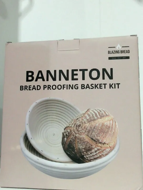 Banneton Bread Proofing Basket Kit Set of 2 for Sourdough