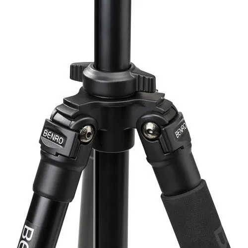 Benro A2573F Aluminum Single Tube Tripod with S4Pro Fluid Video Head