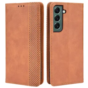 Bofink Vintage Samsung Galaxy S22 leather case - Brown