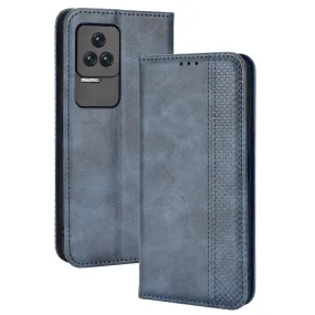 Bofink Vintage Xiaomi Redmi K40S leather case - Blue