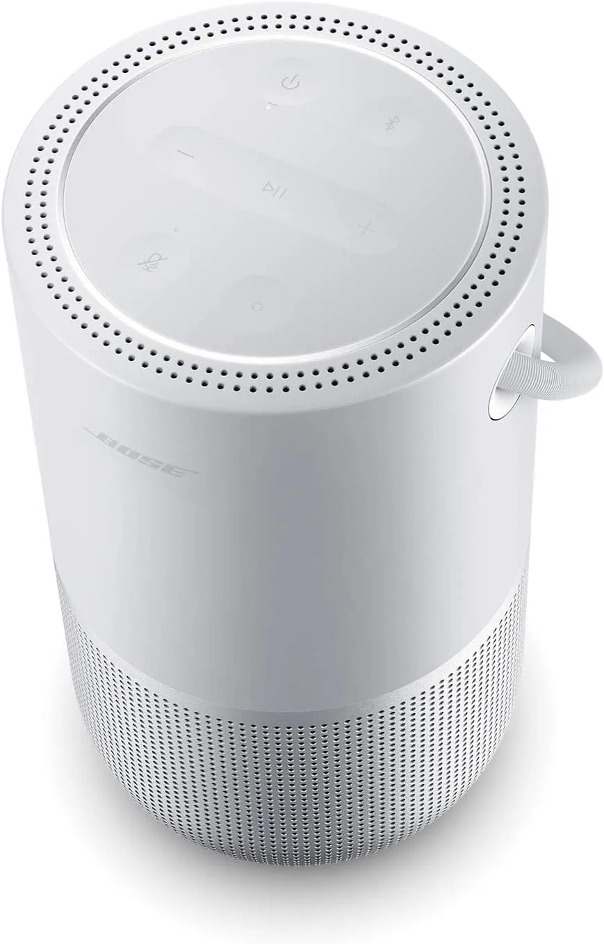 BOSE Portable Smart Speaker – Wireless Multi-Room Speaker with Google Assistant & Alexa, Silver