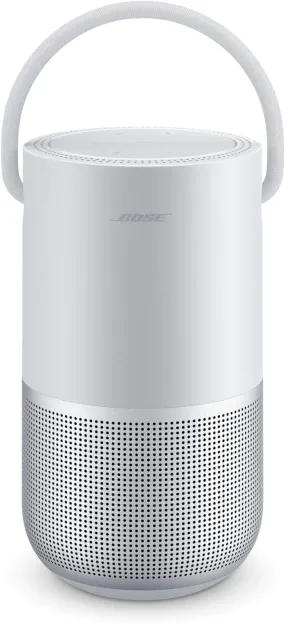 BOSE Portable Smart Speaker – Wireless Multi-Room Speaker with Google Assistant & Alexa, Silver