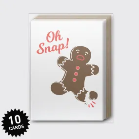 Box Set of 10 - Oh Snap! Greeting Card