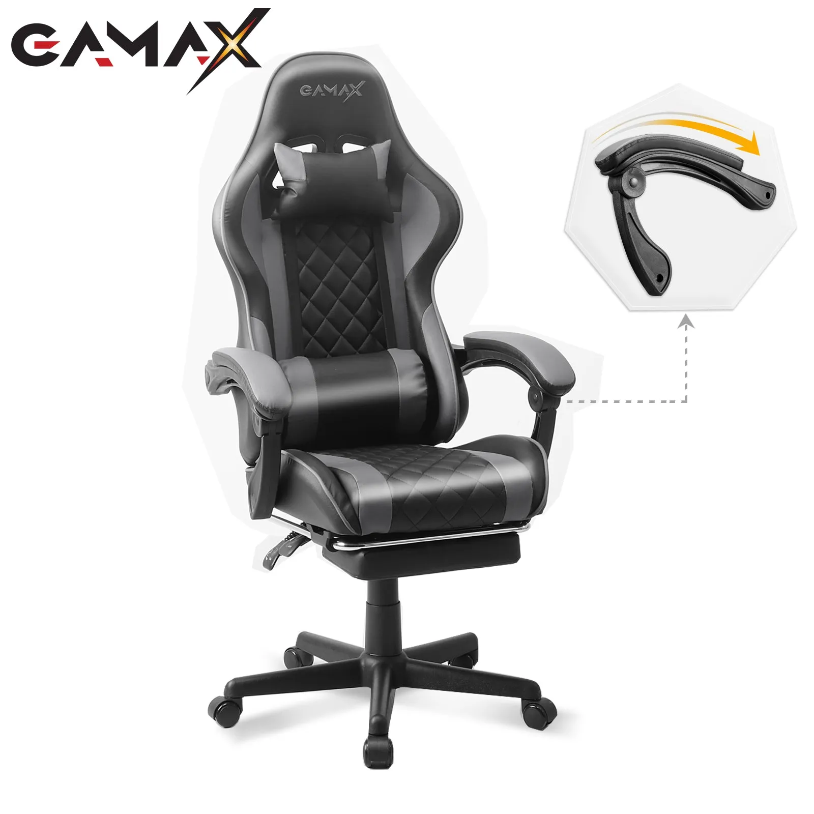 Bundle PC Intel Core i5-12400F, RTX 4060 , 16GB RAM, with Gamax Gaming Chair Model 1-LT001L Grey, Z5-1160 Carbon Fiber Gaming Table 100*60*75cm & Sades Gaming Combo Battle Ram